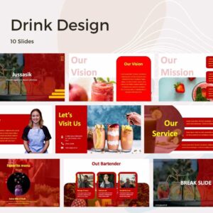 Drink Design Powerpoint Template