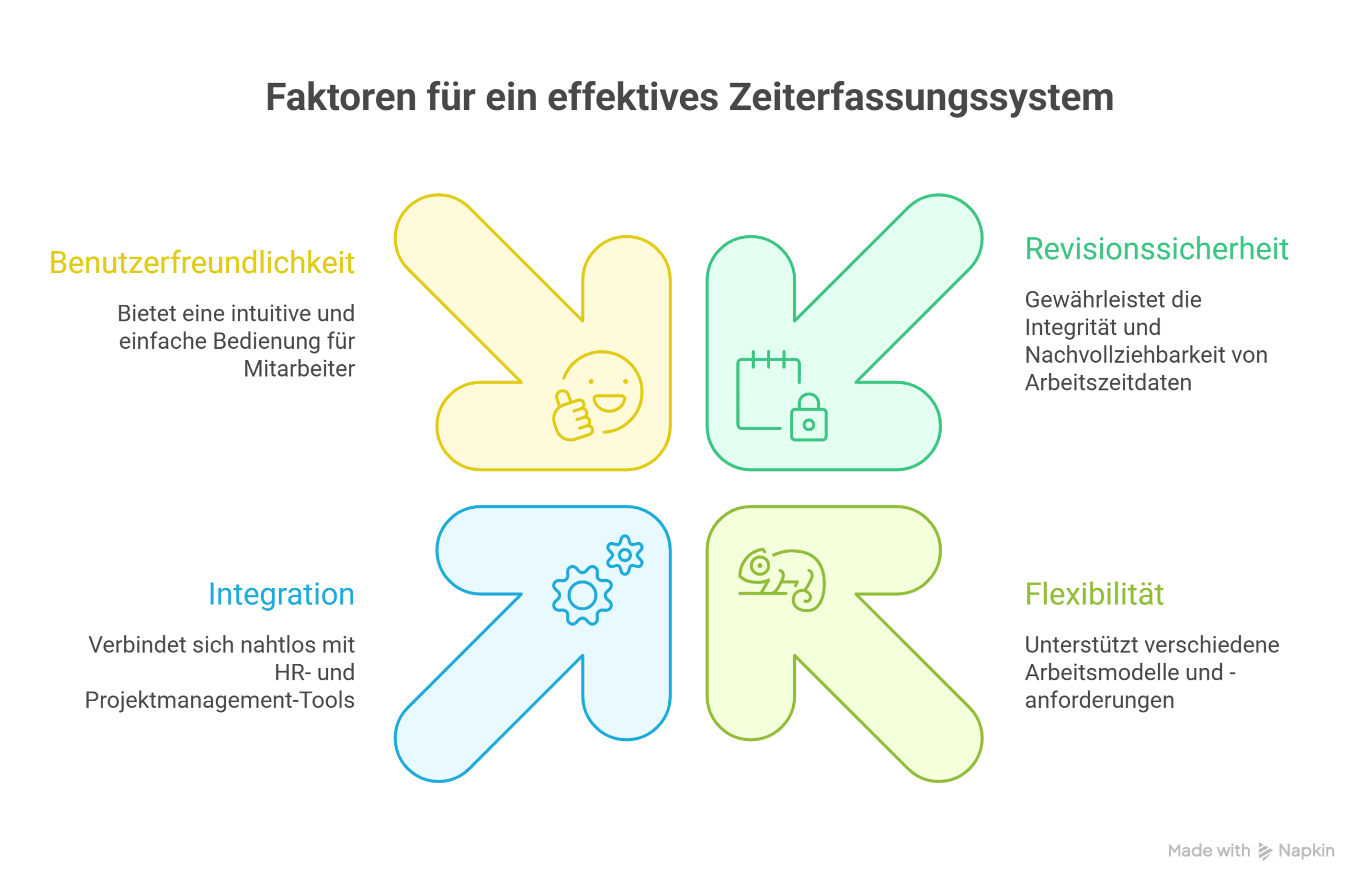 Faktoren für ein effektives Zeiterfassungssystem